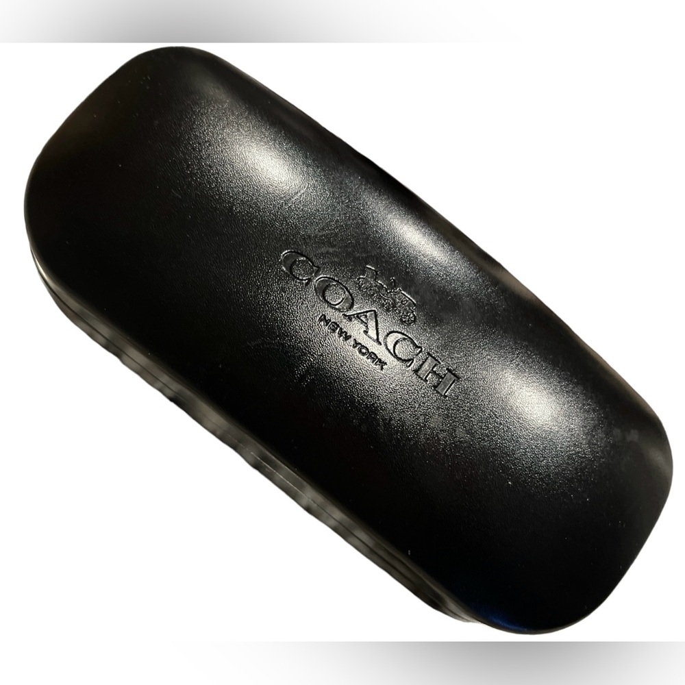 🎉Coach Glasses Case Black Hard Clamshell Eyeglasses Women Men